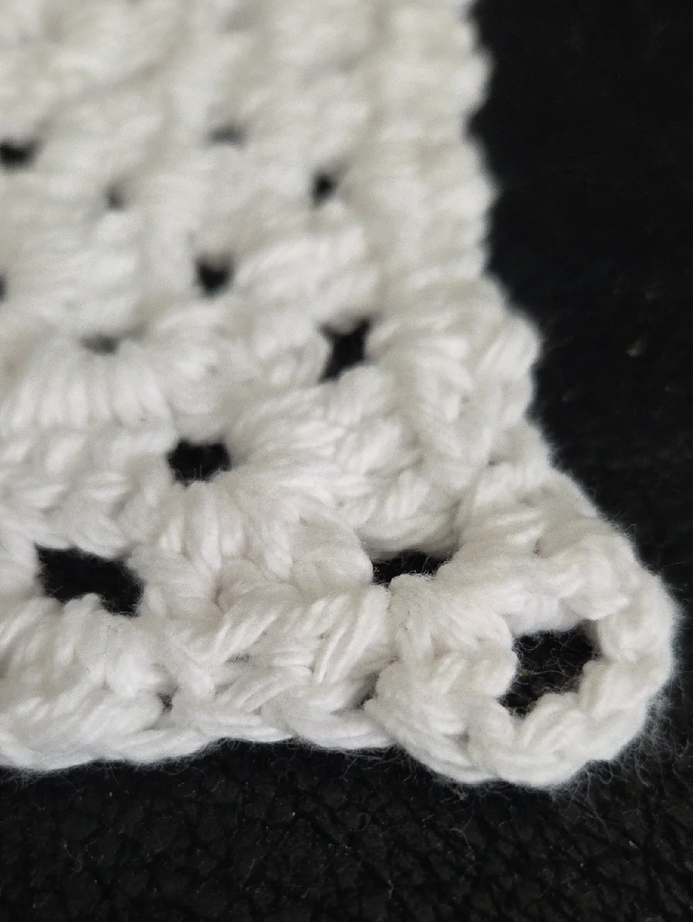 Handmade Crocheted White Cotton Dish/Wash Cloth Set Of 4 - 100% Cotton